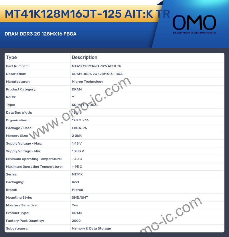 MT41K128M16JT-125 AIT:K TR
