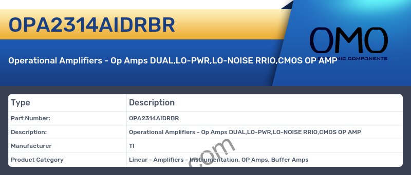 OPA2314AIDRBR