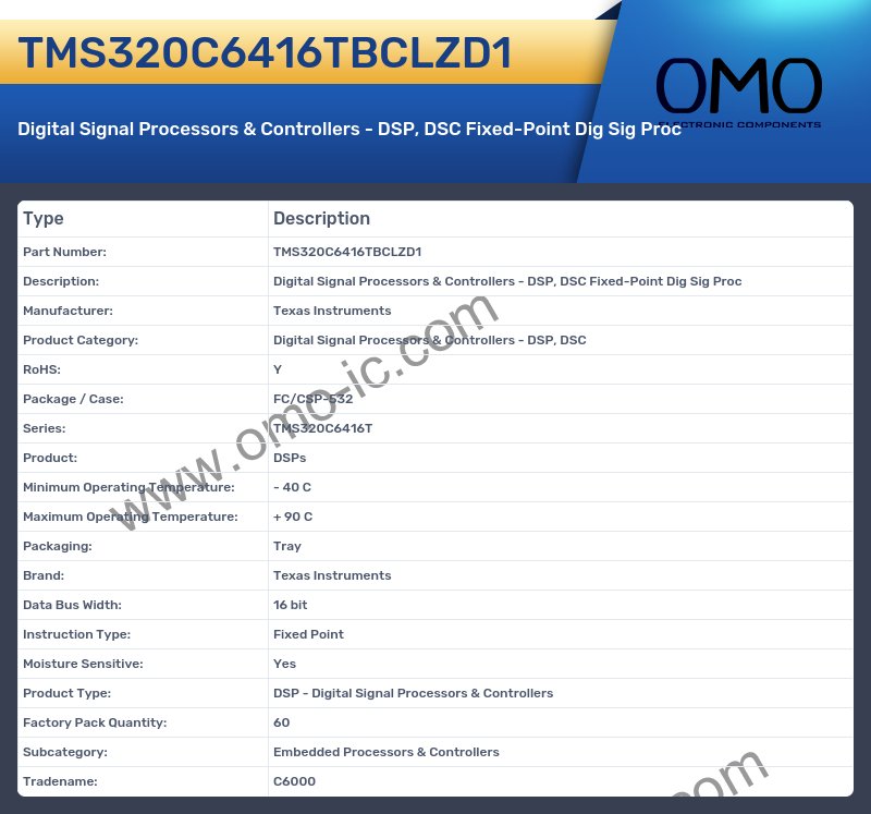 TMS320C6416TBCLZD1