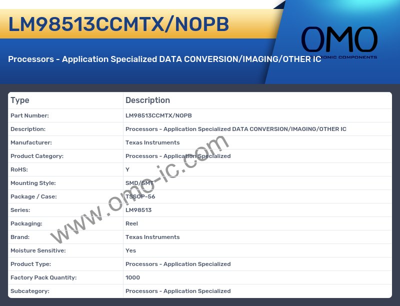 LM98513CCMTX/NOPB