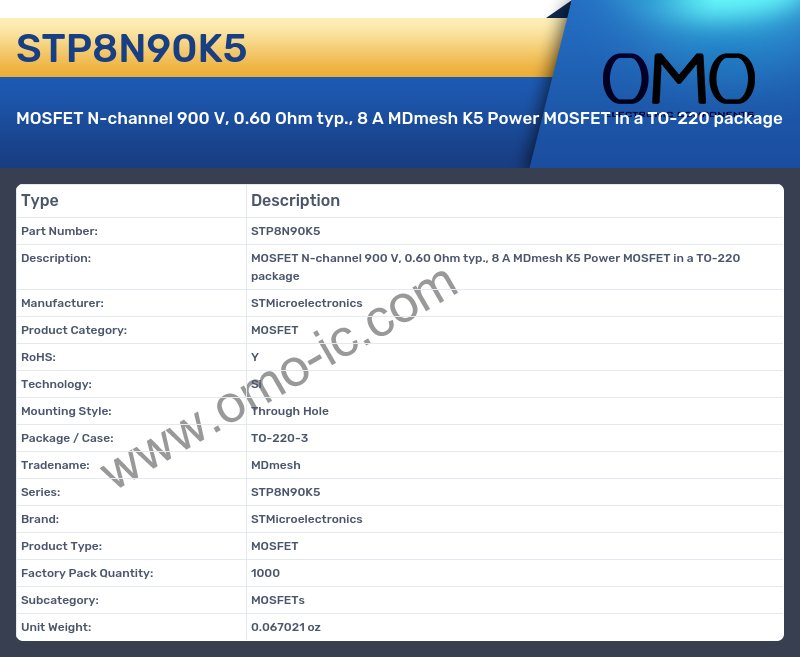 STP8N90K5