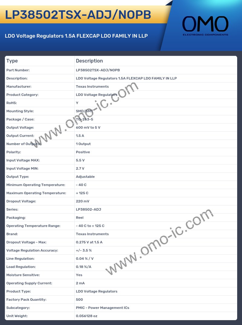 LP38502TSX-ADJ/NOPB