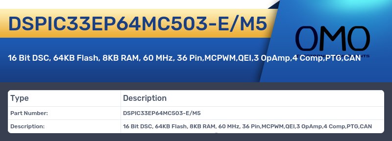 DSPIC33EP64MC503-E/M5