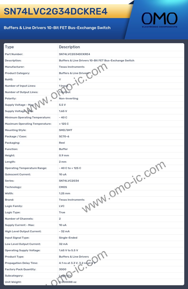 SN74LVC2G34DCKRE4