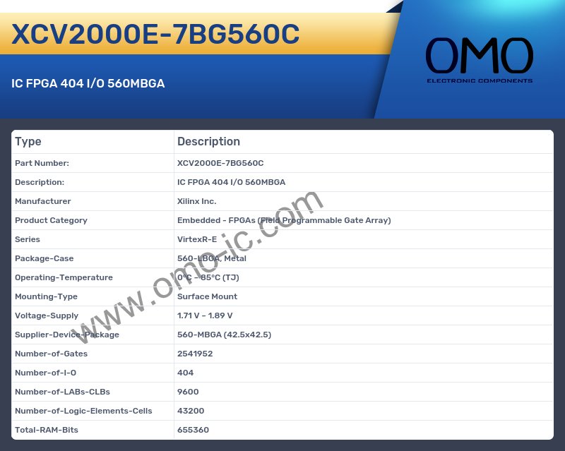XCV2000E-7BG560C