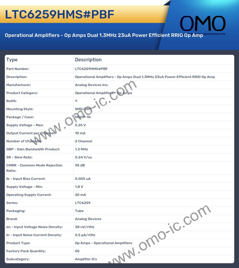 LTC6259HMS#PBF