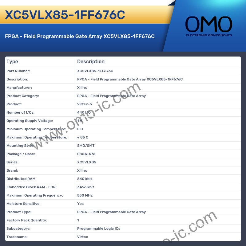 XC5VLX85-1FF676C