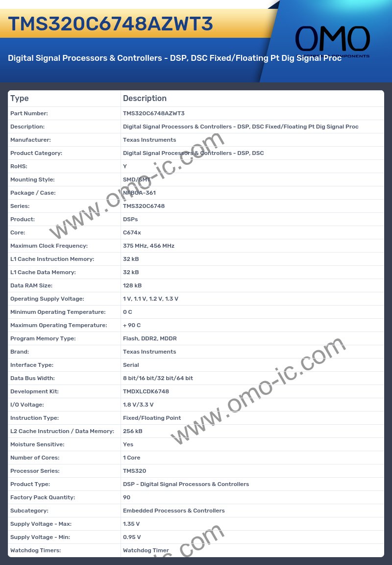 TMS320C6748AZWT3