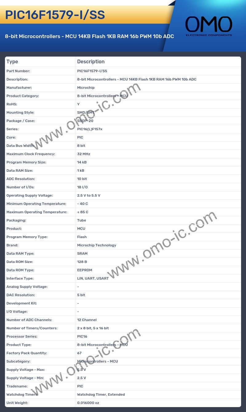 PIC16F1579-I/SS