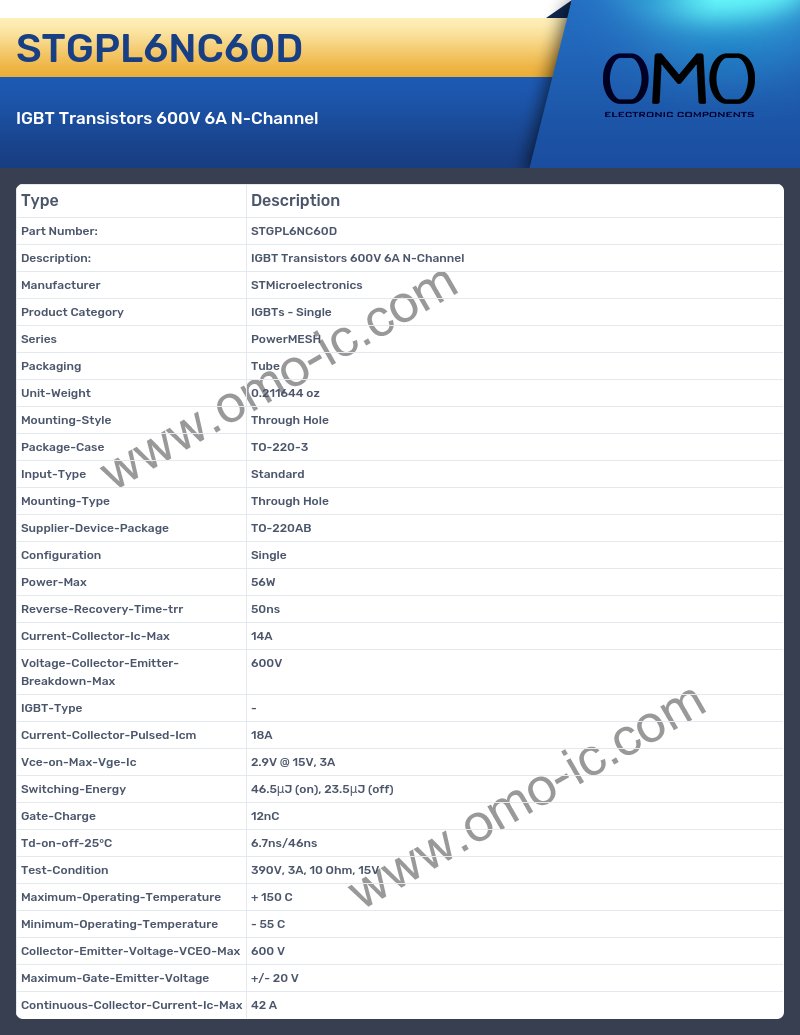 STGPL6NC60D