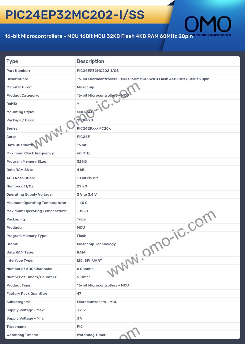 PIC24EP32MC202-I/SS