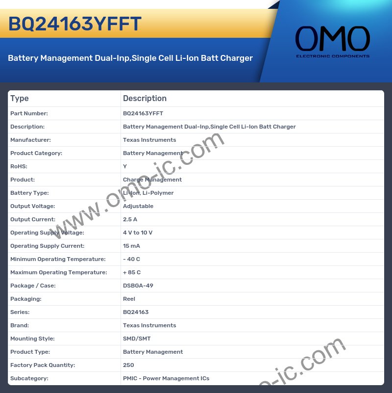 BQ24163YFFT