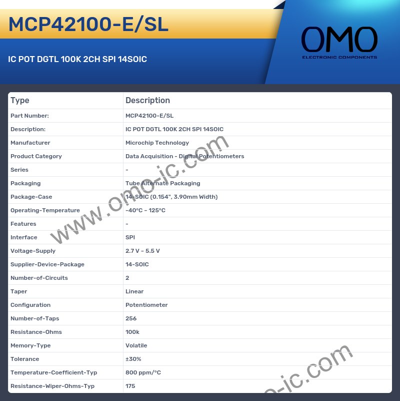 MCP42100-E/SL