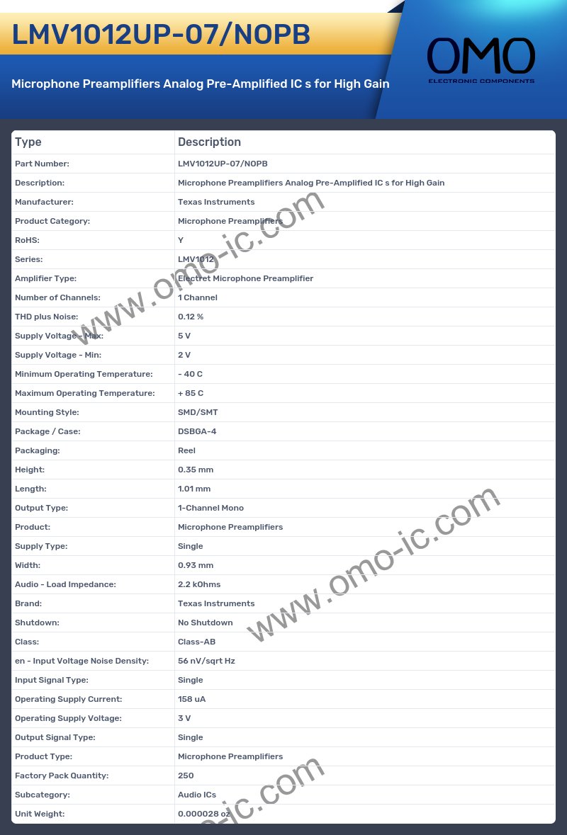 LMV1012UP-07/NOPB