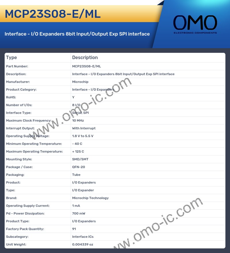 MCP23S08-E/ML