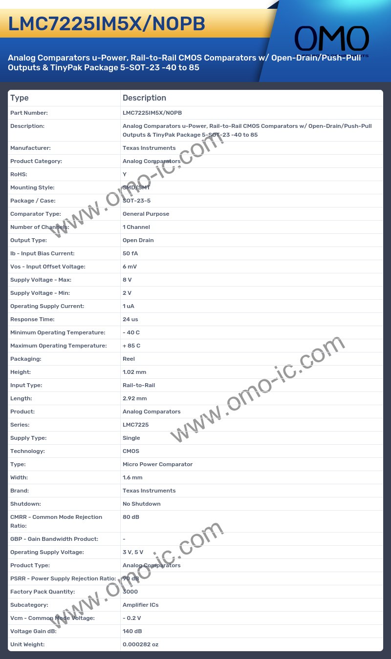 LMC7225IM5X/NOPB