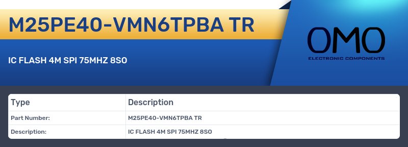 M25PE40-VMN6TPBA TR