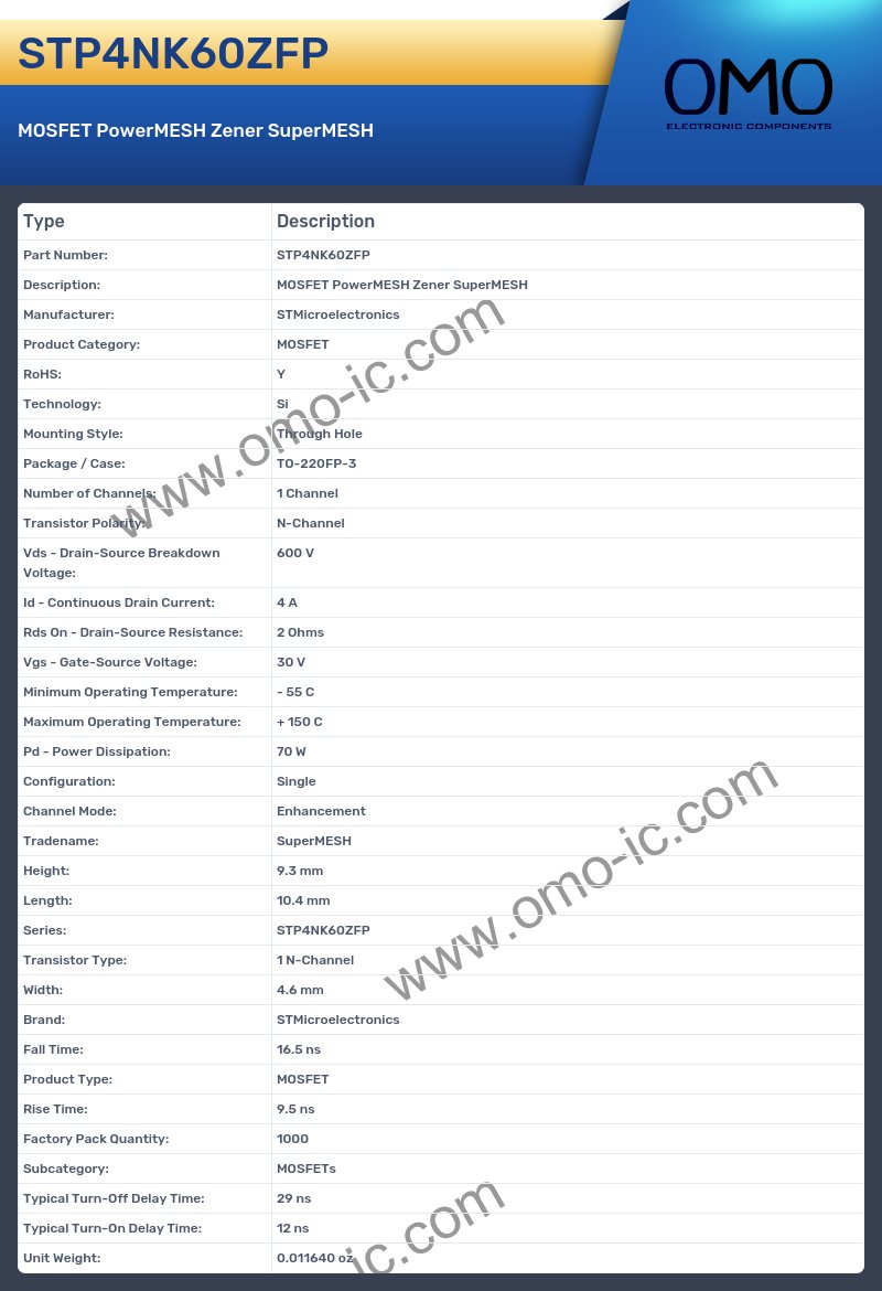 STP4NK60ZFP