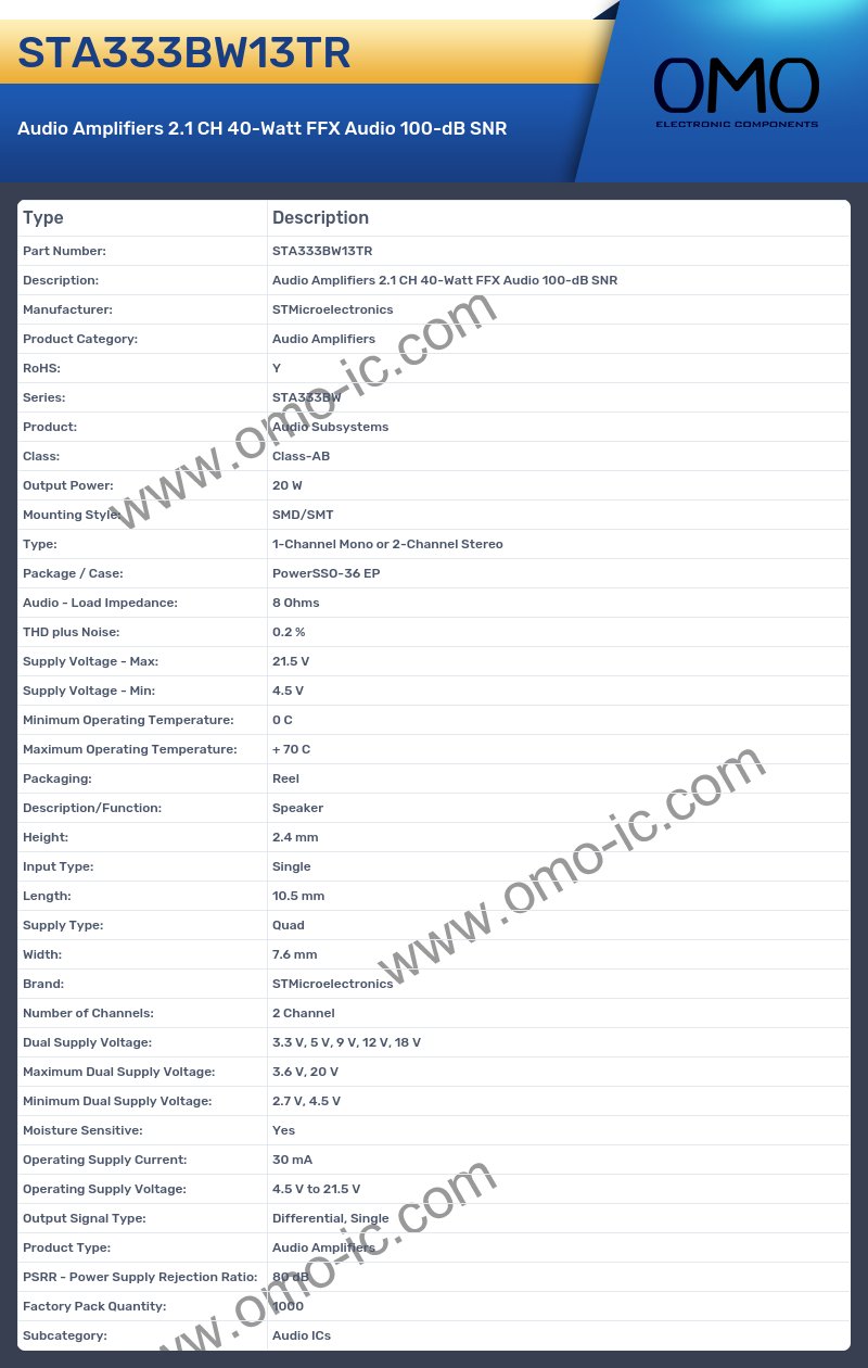 STA333BW13TR