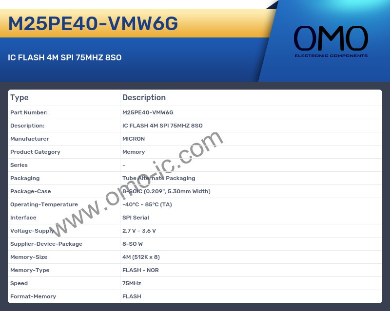 M25PE40-VMW6G