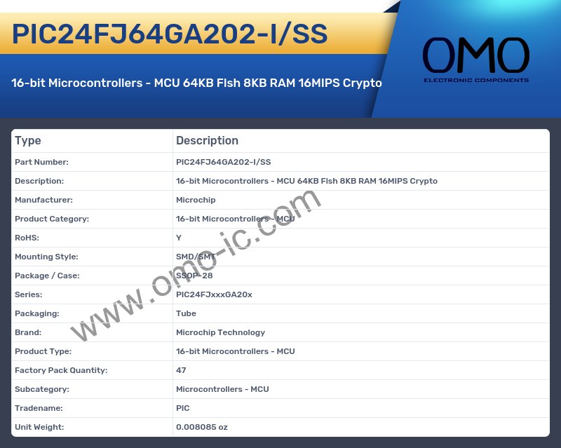 PIC24FJ64GA202-I/SS