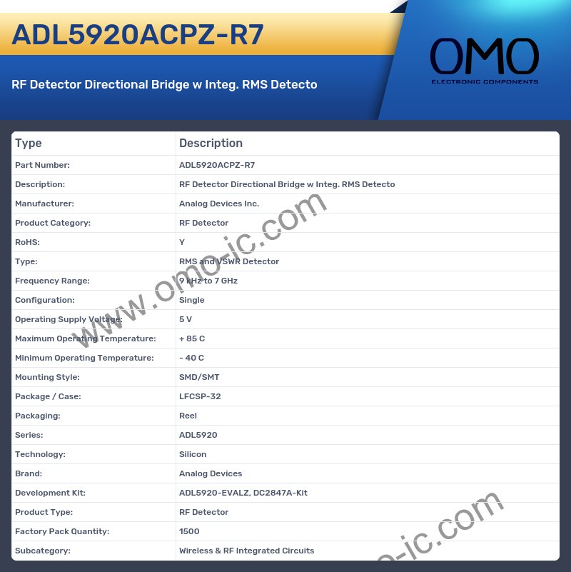 ADL5920ACPZ-R7