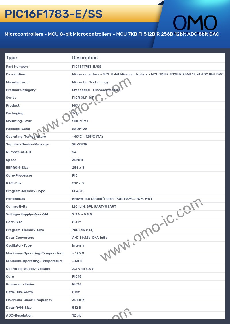 PIC16F1783-E/SS