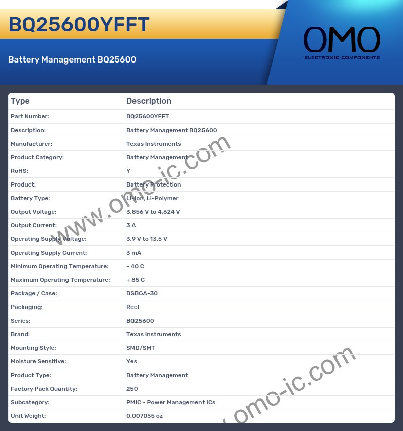BQ25600YFFT