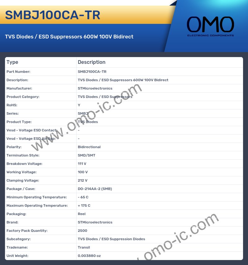 SMBJ100CA-TR