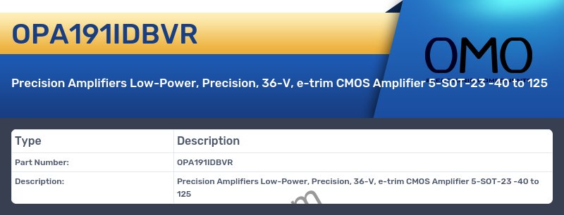 OPA191IDBVR