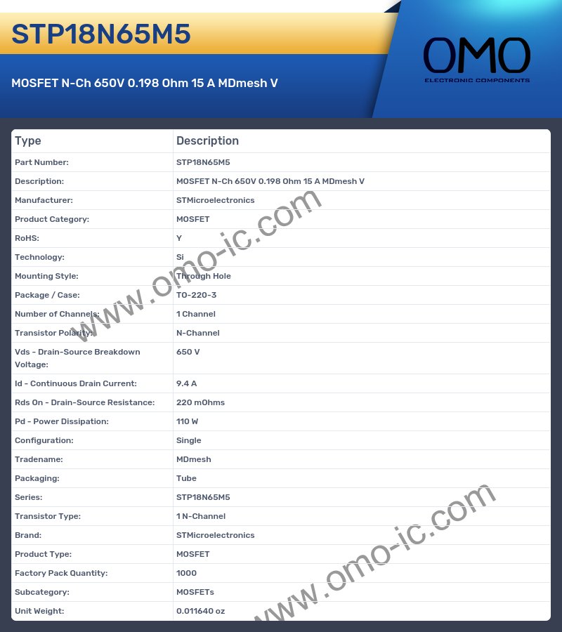STP18N65M5