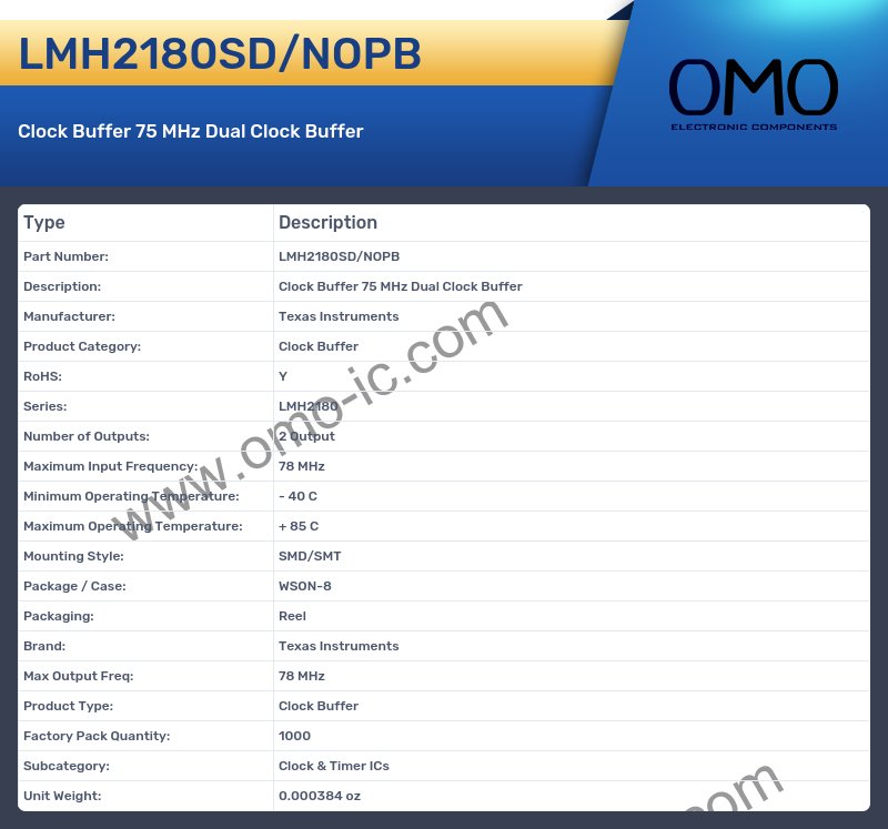 LMH2180SD/NOPB