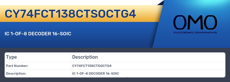 CY74FCT138CTSOCTG4
