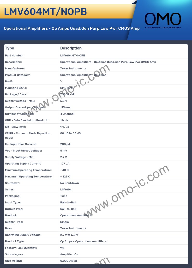 LMV604MT/NOPB