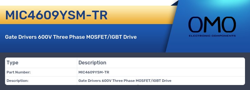 MIC4609YSM-TR