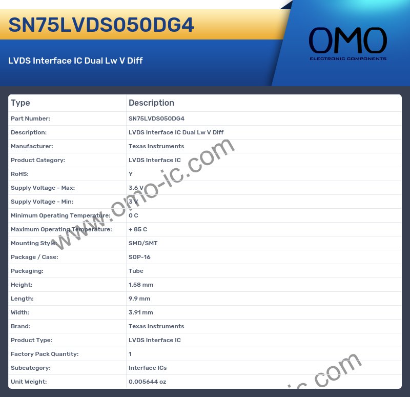 SN75LVDS050DG4