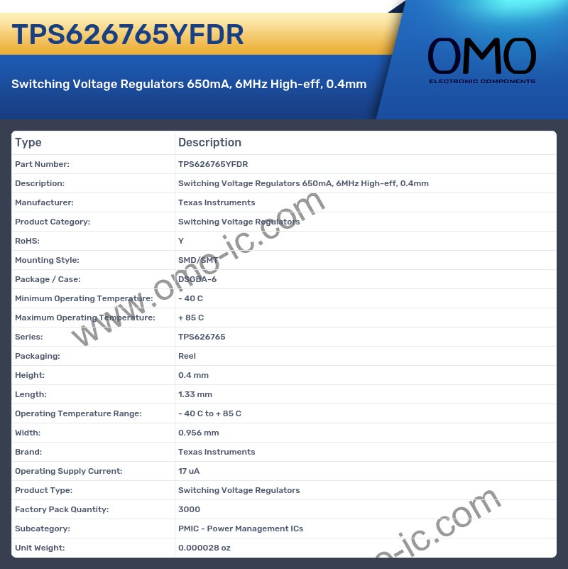 TPS626765YFDR