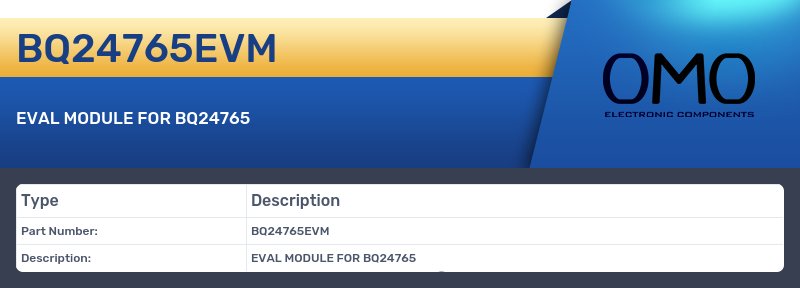 BQ24765EVM