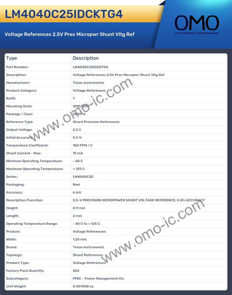 LM4040C25IDCKTG4