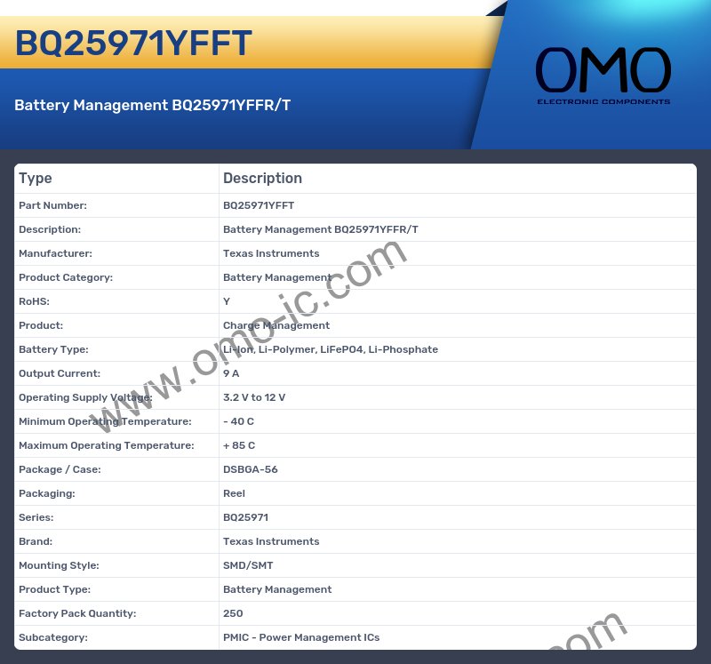 BQ25971YFFT