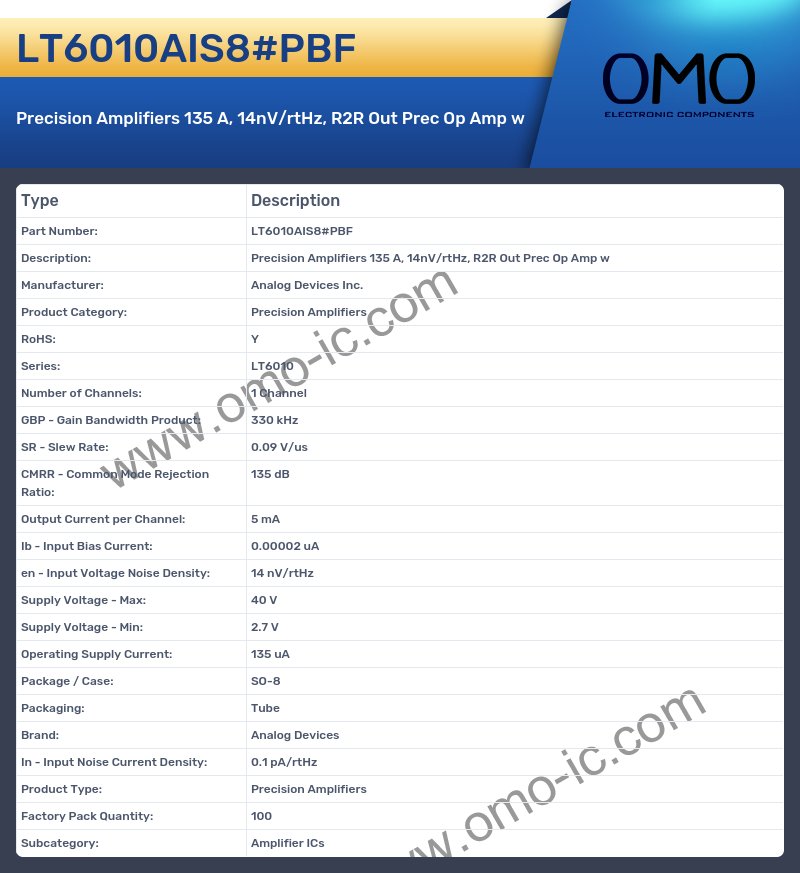 LT6010AIS8#PBF