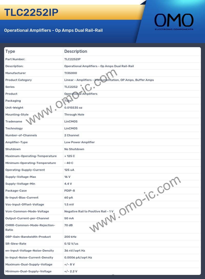 TLC2252IP