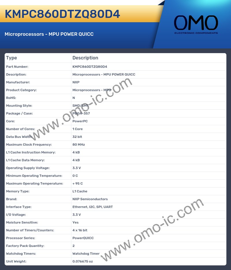 KMPC860DTZQ80D4